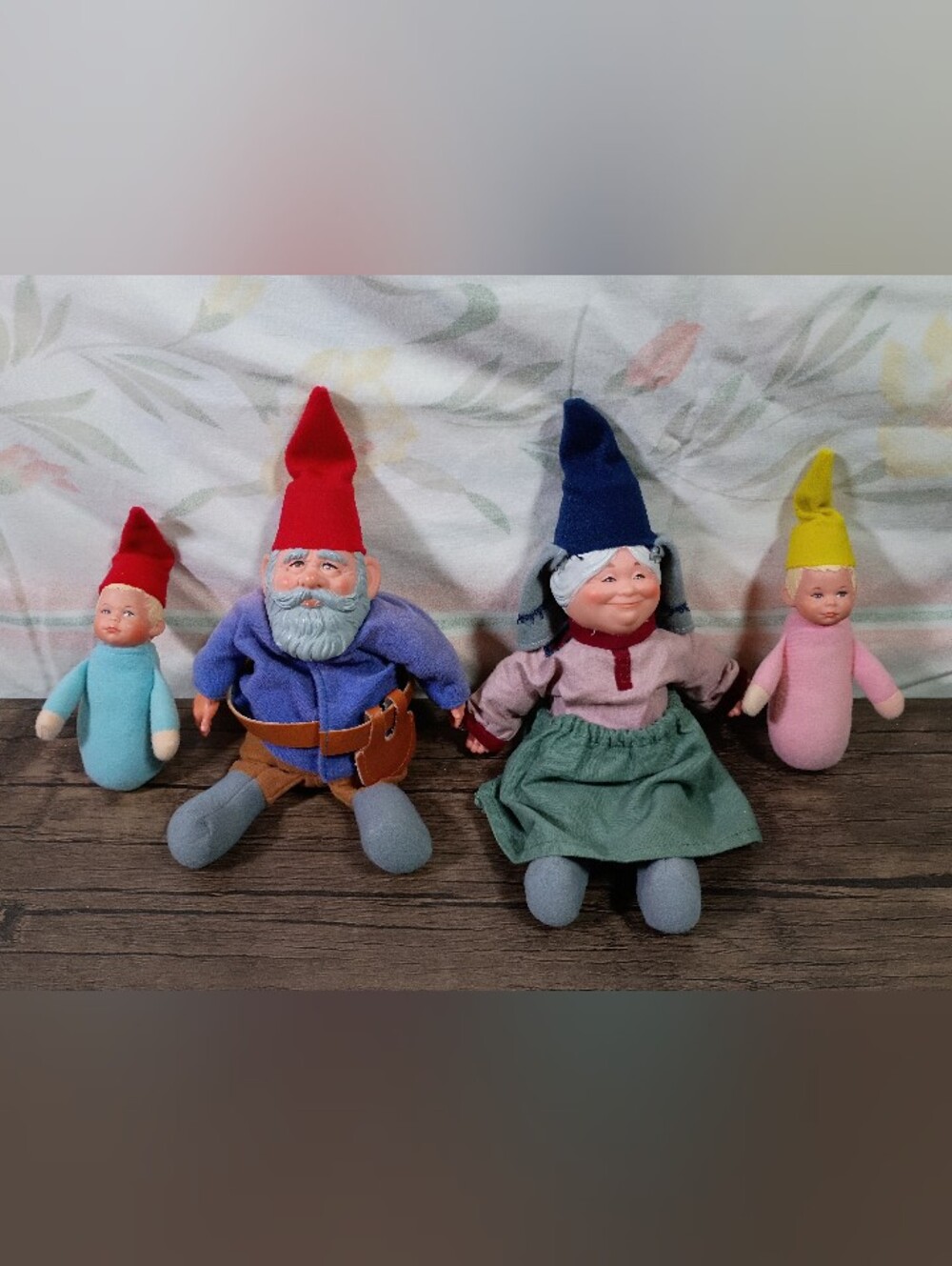Vintage Mattel 1976 Kabauter Family Rag Dolls